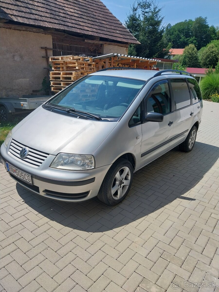 Volkswagen sharan 1,9TDI 85kw 7-miestne