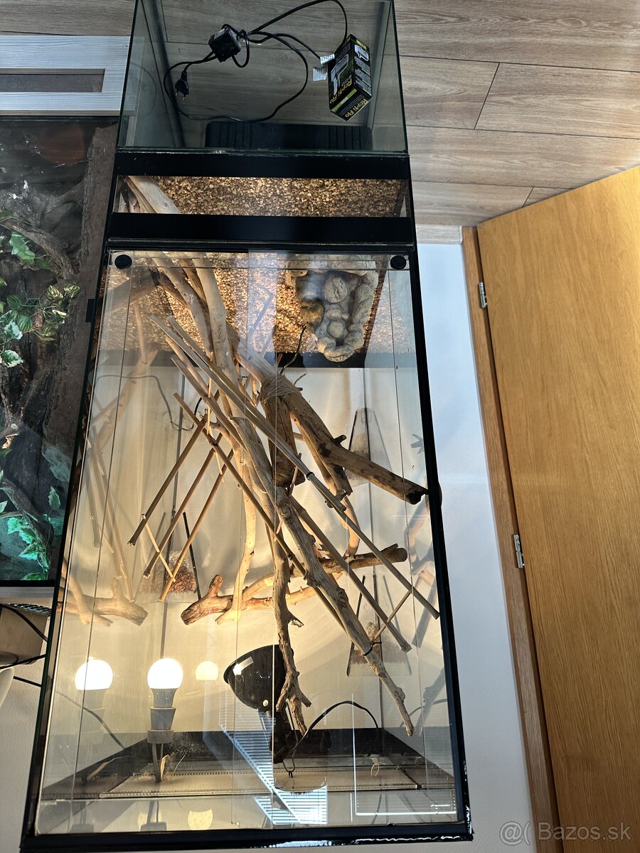 Terarium plus príslušenstvo pre chameleona,gekóna