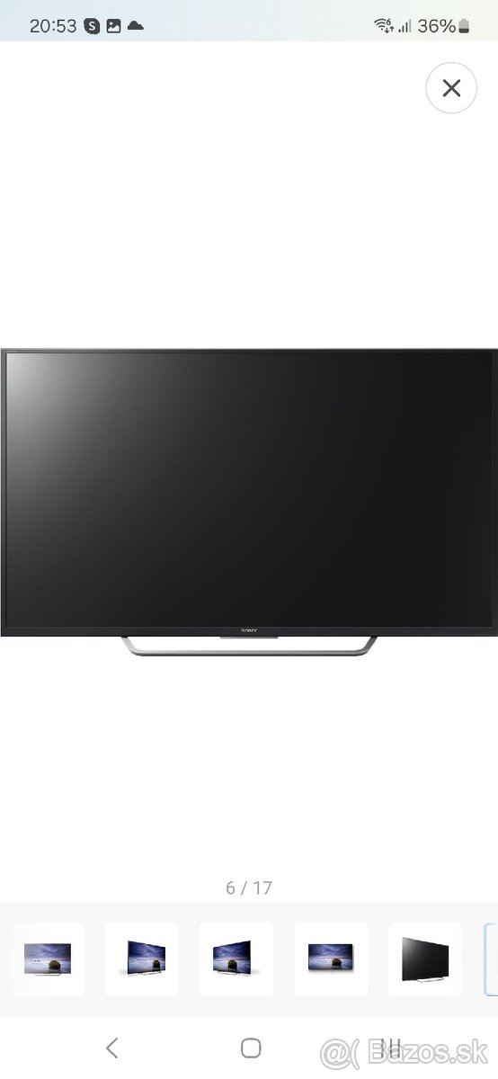 Predám 100Hz 4K televízor: 65" Sony Bravia KD-65XD7505