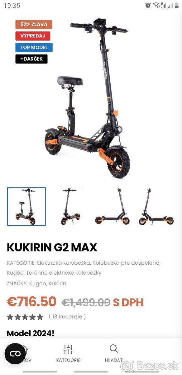 Elektrická kolobežka kukrin  G 2 max