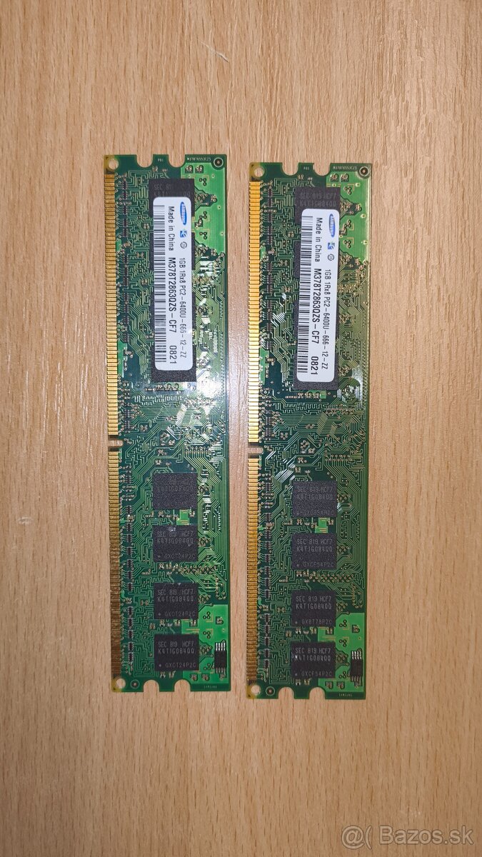 Ram DDR2 2x1gb