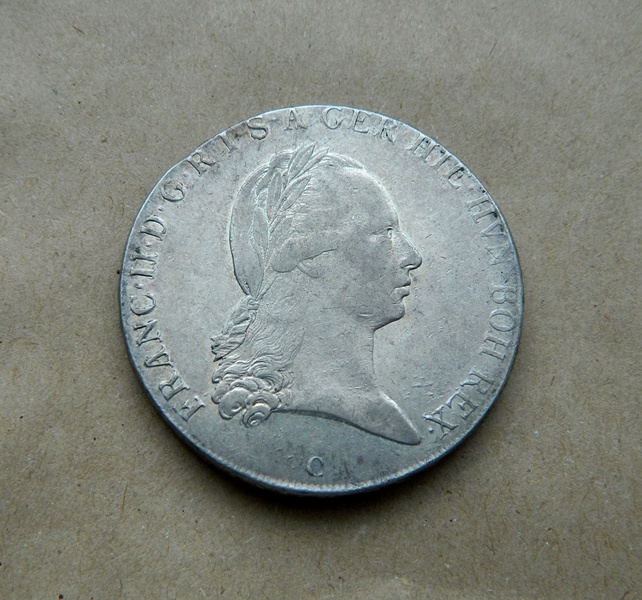 Predám 1 toliar 1795 C Franc II.