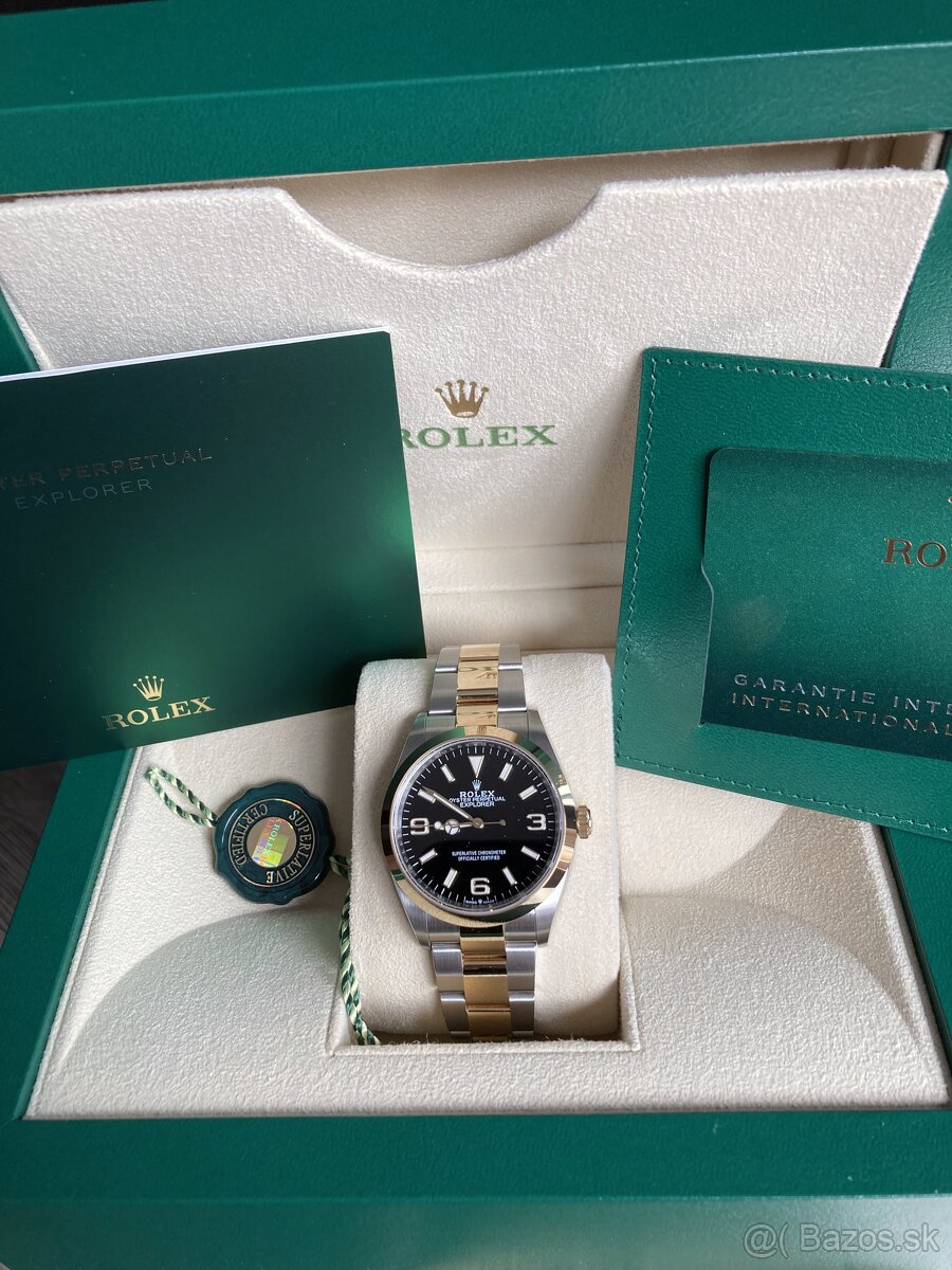 Rolex explorer Oyster, 36 mm, Oystersteel -