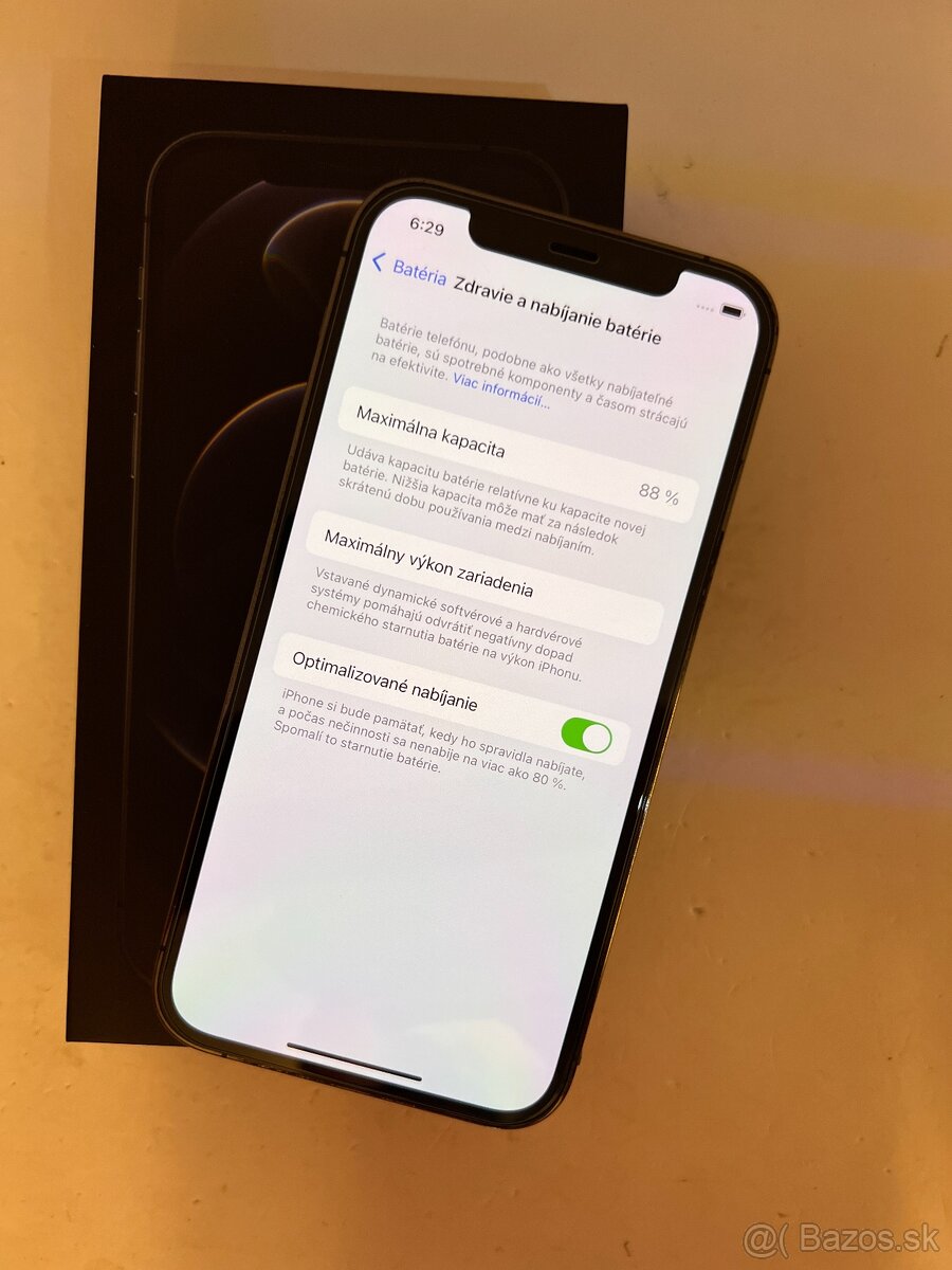 IPHONE 12 PRO GRAPHITE 256GB ZÁRUKA - VEĽMI DOBRÝ STAV