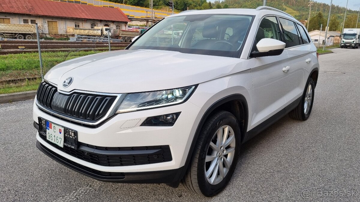 ŠKODA KODIAQ 2.0 TDi 147kw, 6/2021, DSG, 4X4, odpočet DPH