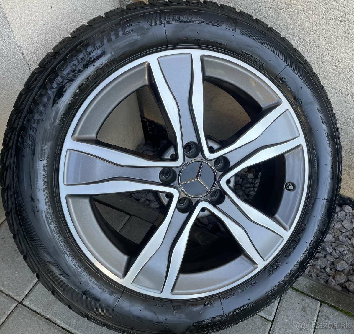 Orig. Mercedes alu disky 5x112 ET48,5 225 50 R17 zimné