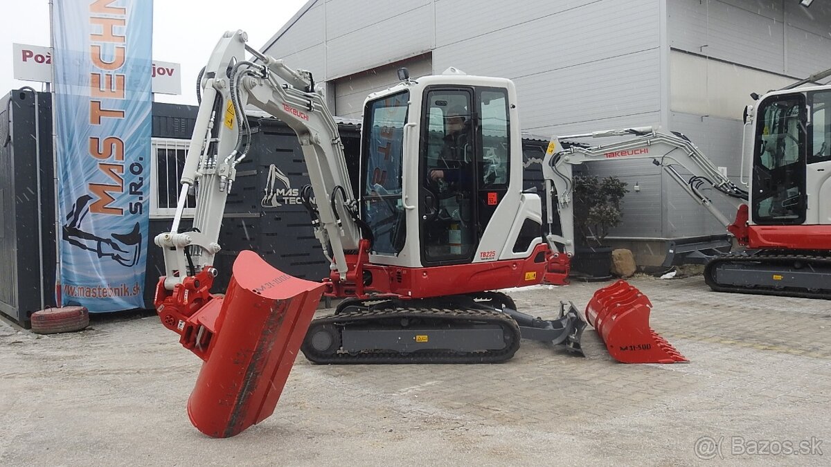 Minirýpadlo Takeuchi TB225