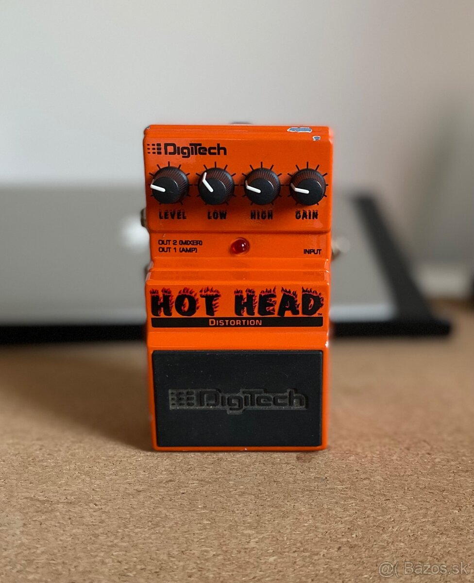 Digitech Hot Head distortion gitarový efekt