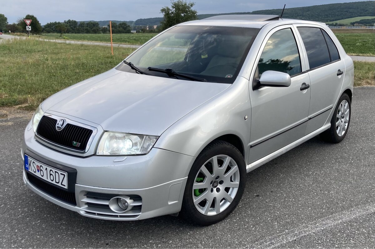 Škoda fabia 1 RS 1.9 TDI Plná výbava čierný strop,streš.okno