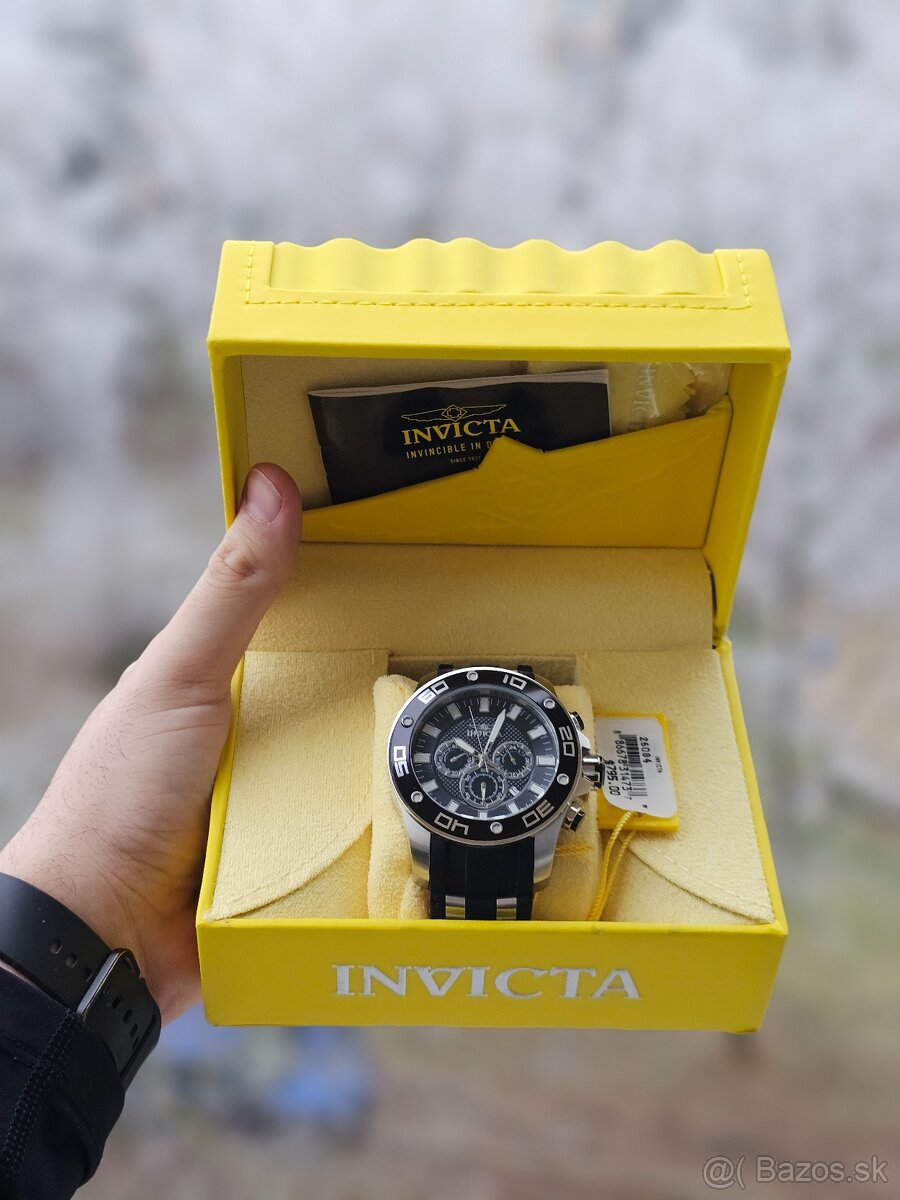 Hodinky INVICTA 26084 Pro Diver Chronograph Black