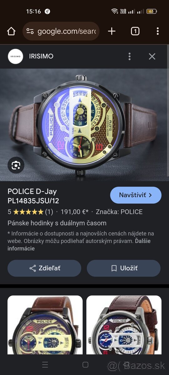 Pánske hodinky Police