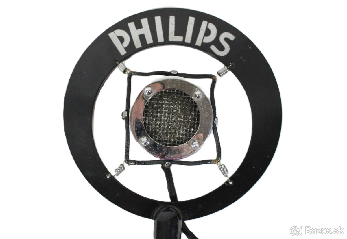 starožitný mikrofon Philips 4225