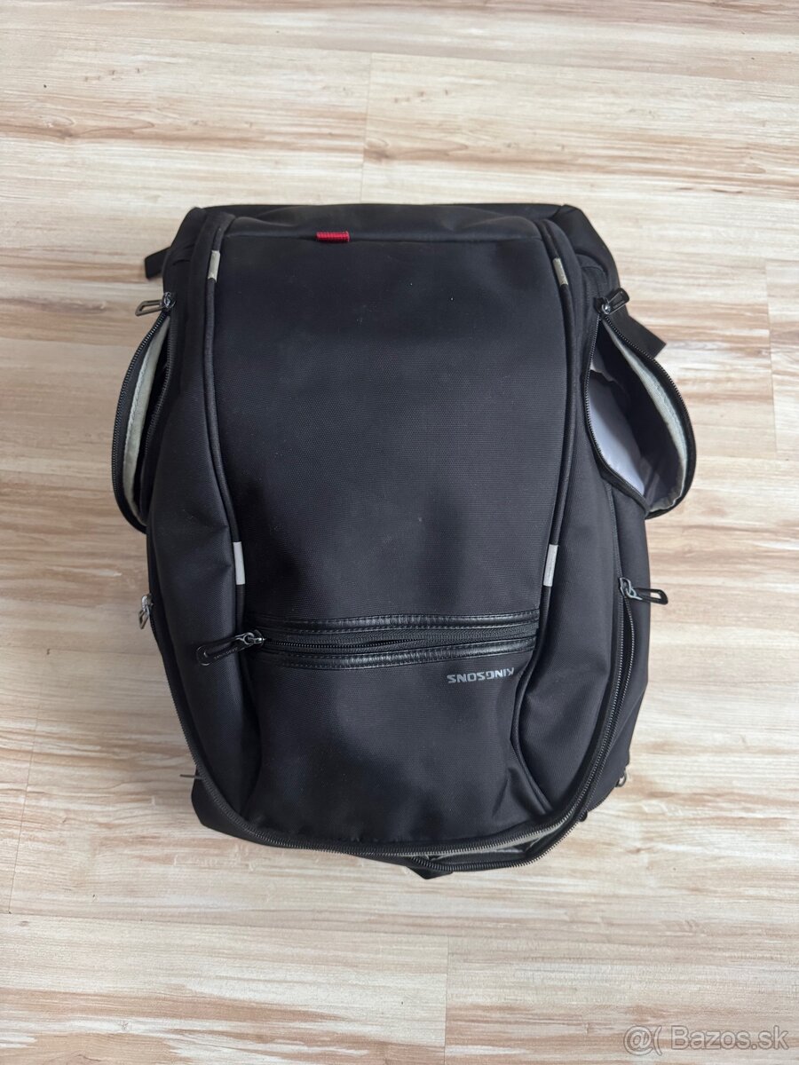 Batoh - Kingsons Business Travel Laptop Backpack 17" čierny