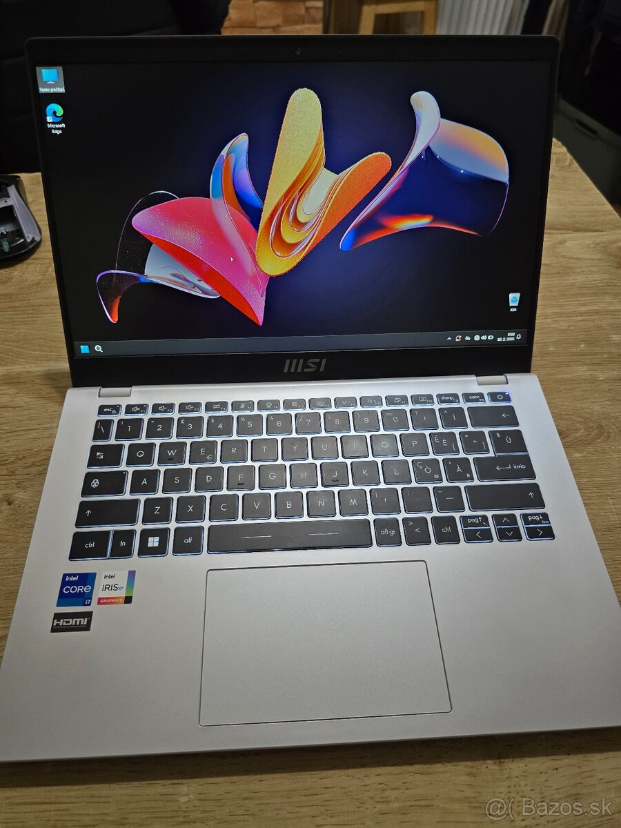 Vykonny MSI Modern 14 so 16gb ram i7 procesorom a 512gb ssd