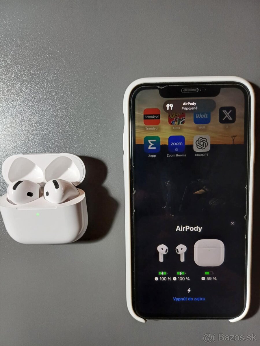 Apple AirPods 4 ANC v Perfektnom stave a so Zárukou +Kryt