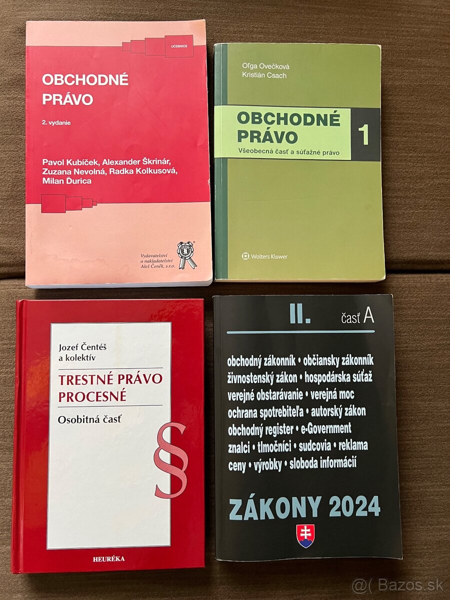 Predám právnickú literatúru - 10 €