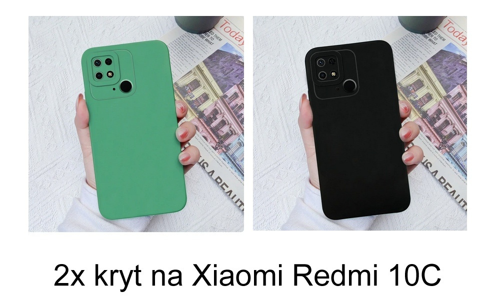 Redmi 10C - set 2 nových krytov za symbolickú cenu