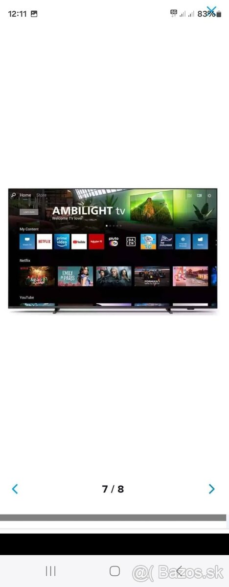 4k uhd smart ambilight tv philips