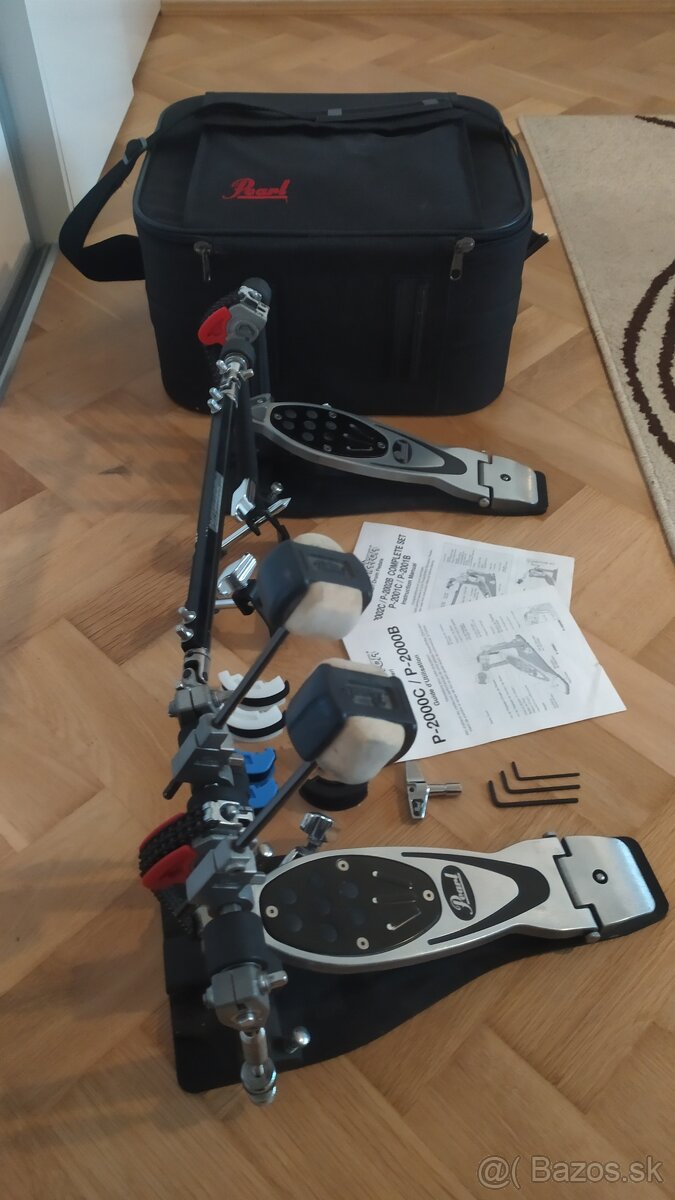 Pearl P-2002CL Eliminator dvojitý Bass Drum Pedal-ľavý