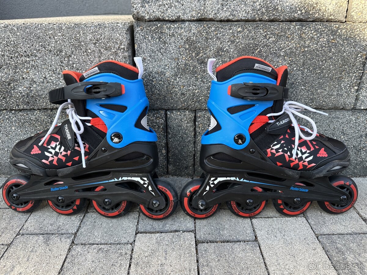 Rollerblade THUNDER detske kolieskove korcule vel. 29-33