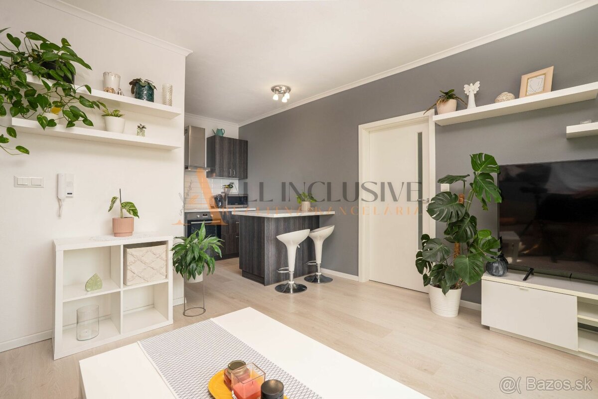 ALL INCLUSIVE  REAL I MODERNÝ 58 M2 2 IZBOVÝ BYT S BALKÓNOM 