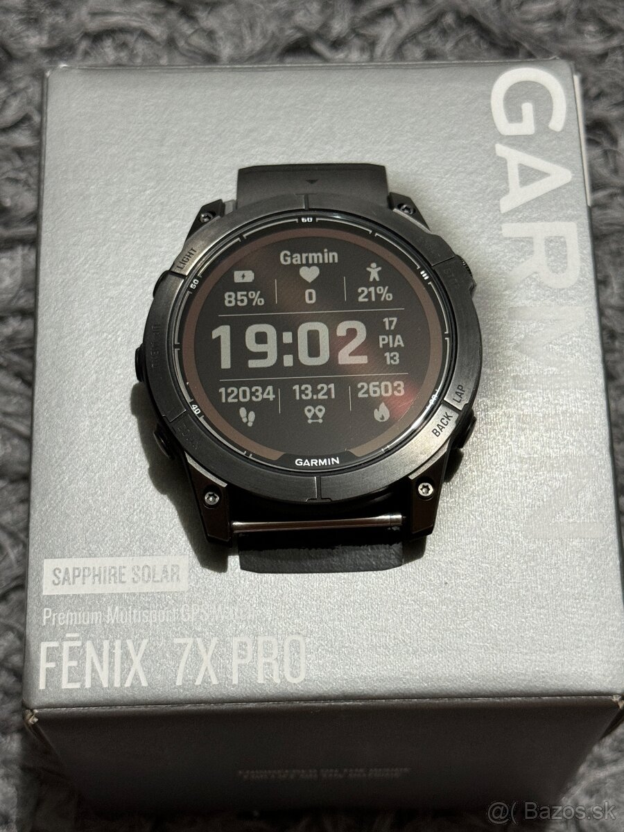 Garmin fenix 7x pro sapphire solar 51 mm záruka 16 mesiacov