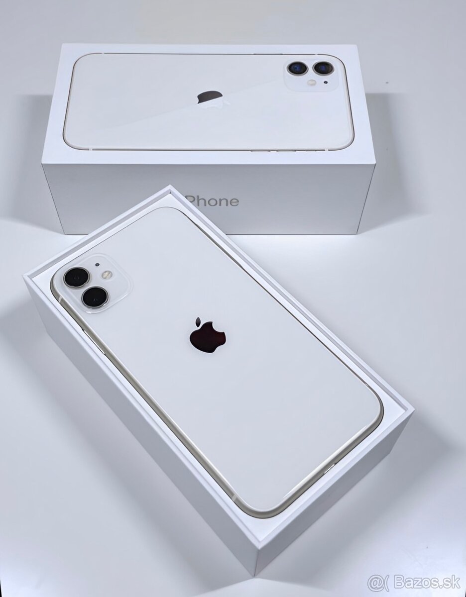 iPhone 11 White KONDICE BATERIE 100% TOP