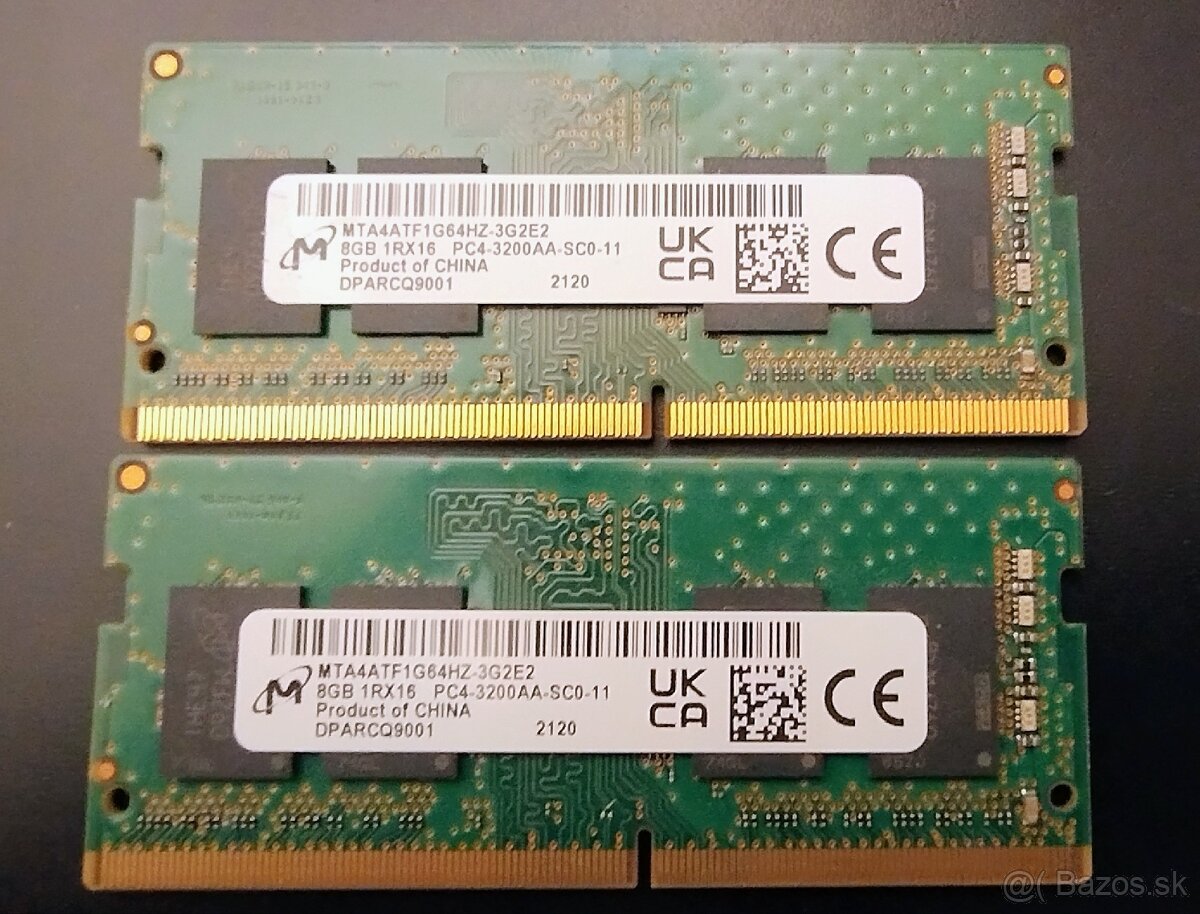 Notebook RAM 16GB (2x8GB) PC4-3200