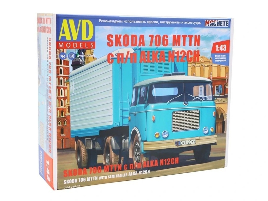 Stavebnice modelů Škoda LIAZ 1:43 AVD