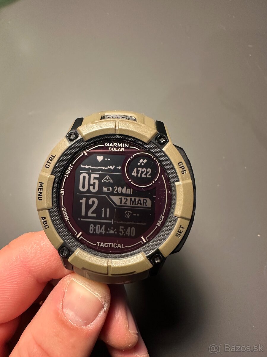 Garmin Instinct 2x solar tactical