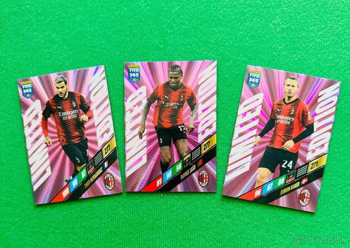 LIMITED EDITION FIFA 365 2024 - AC MILANO solo karty hráčov