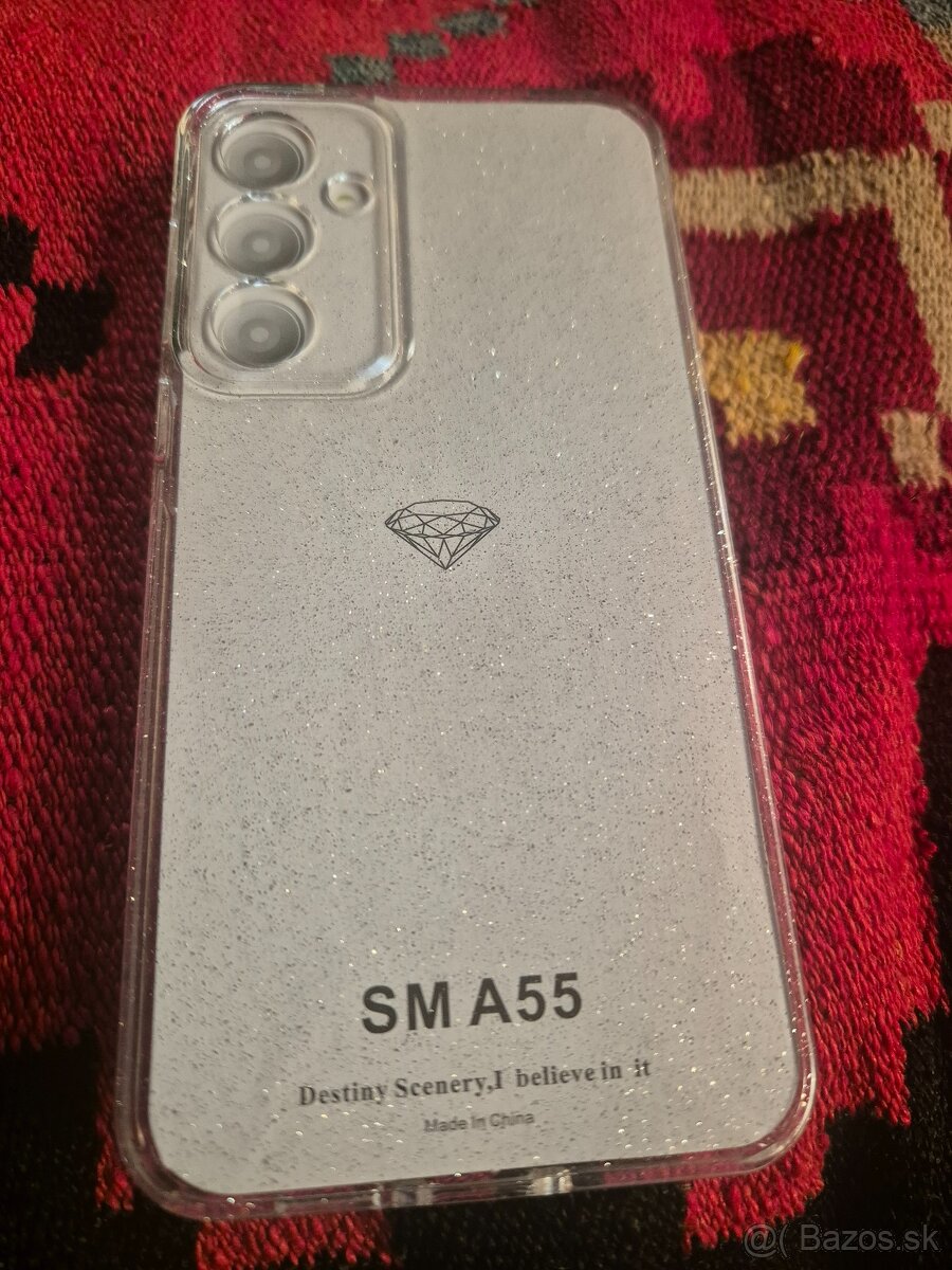 Cover zadný na Samsung A55 priesvitne l