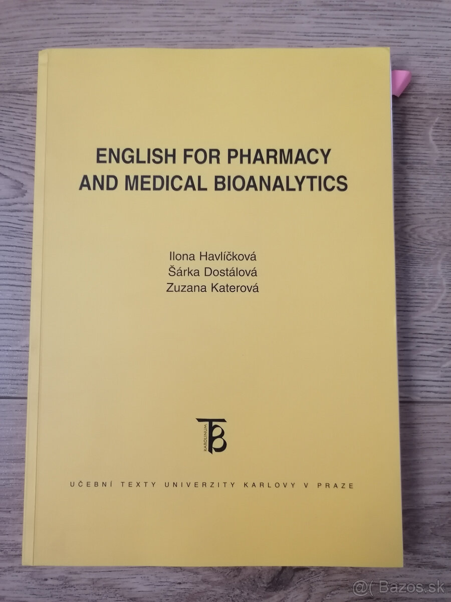 English for pharmacy and medical bioanalytics