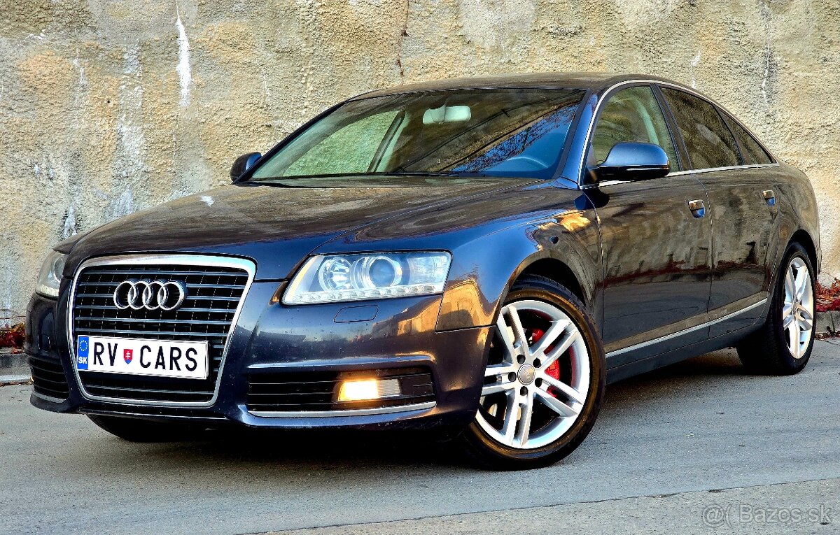 Audi A6 C6 facelift-V6-190ps-2.majiteľ-6stupňový manuál-TOP