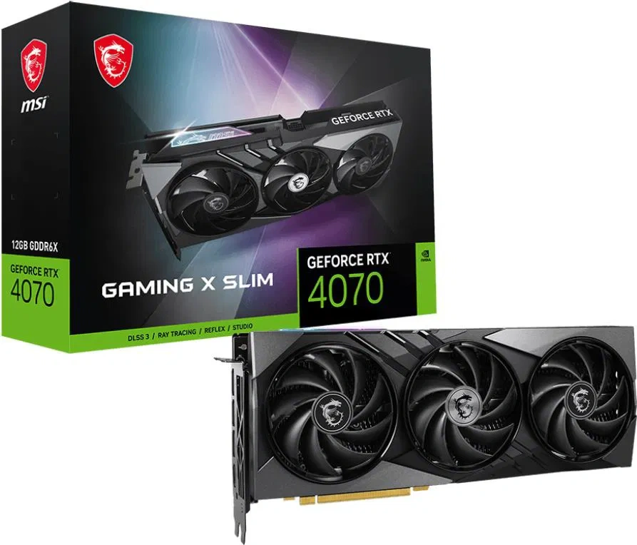 MSI GeForce RTX 4070 GAMING X SLIM 12G