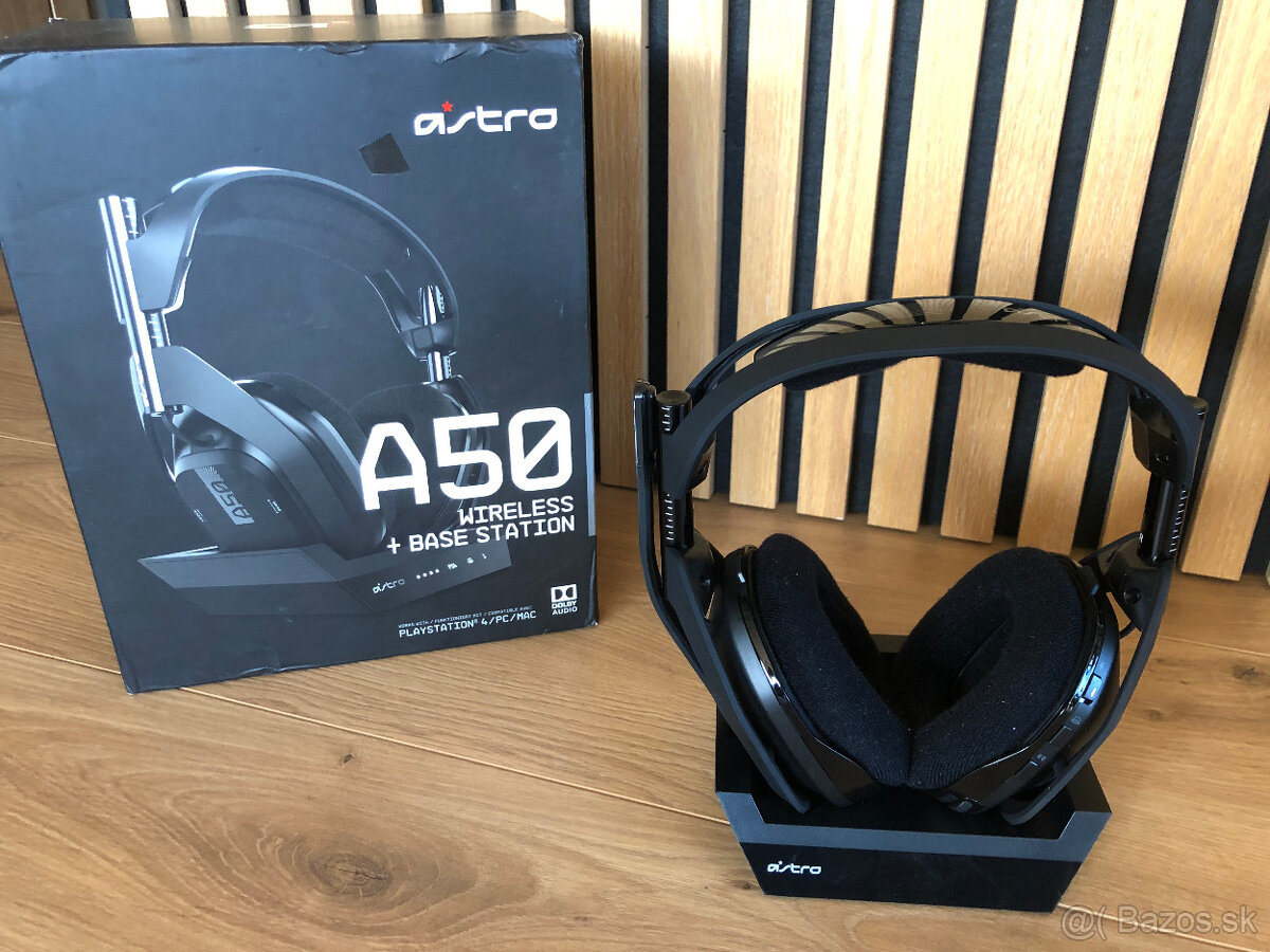 Predám sluchadla Logitech Astro a50 wireless PC/Playstation