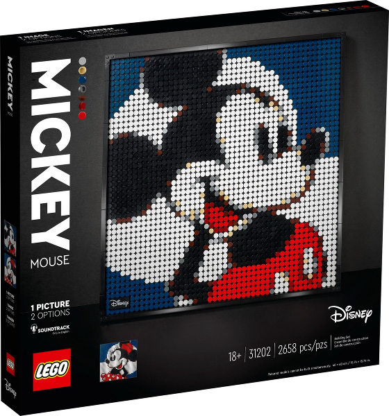 Lego art 31201 Harry potter a 31202 Disney Mickey mouse