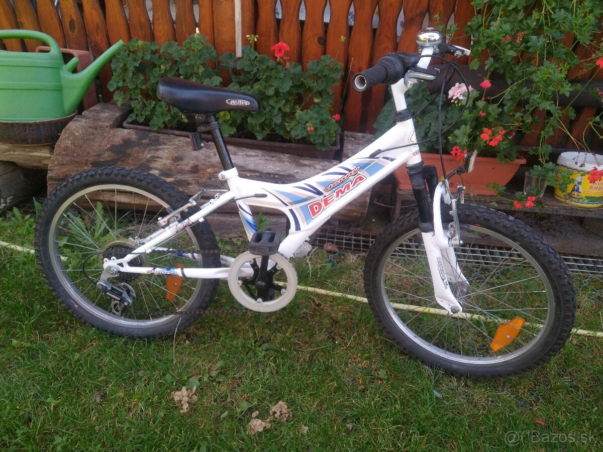 Detský bicykel Dema,20" kolesá,odpružený, pre 5-8 rok