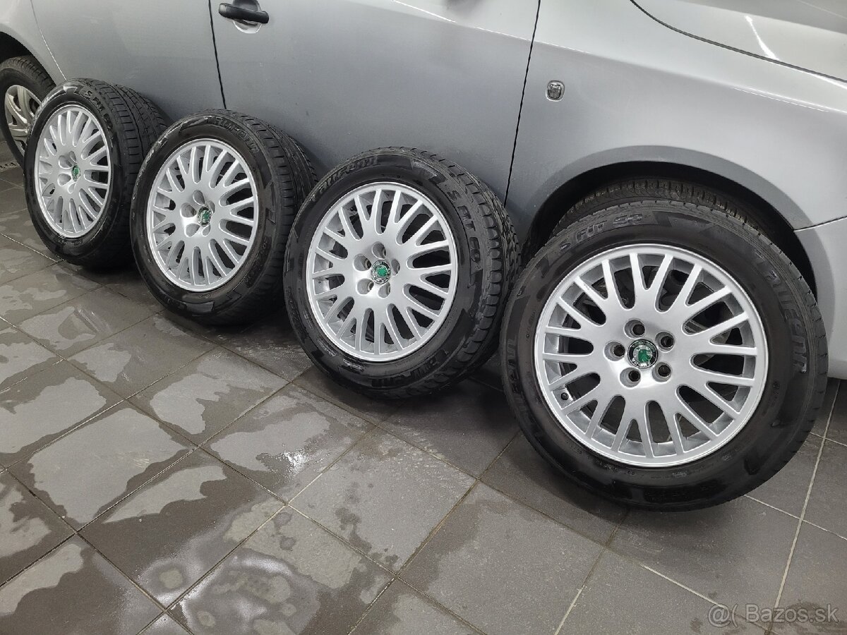 5x100 r16 205/55 r16 Letné Škoda