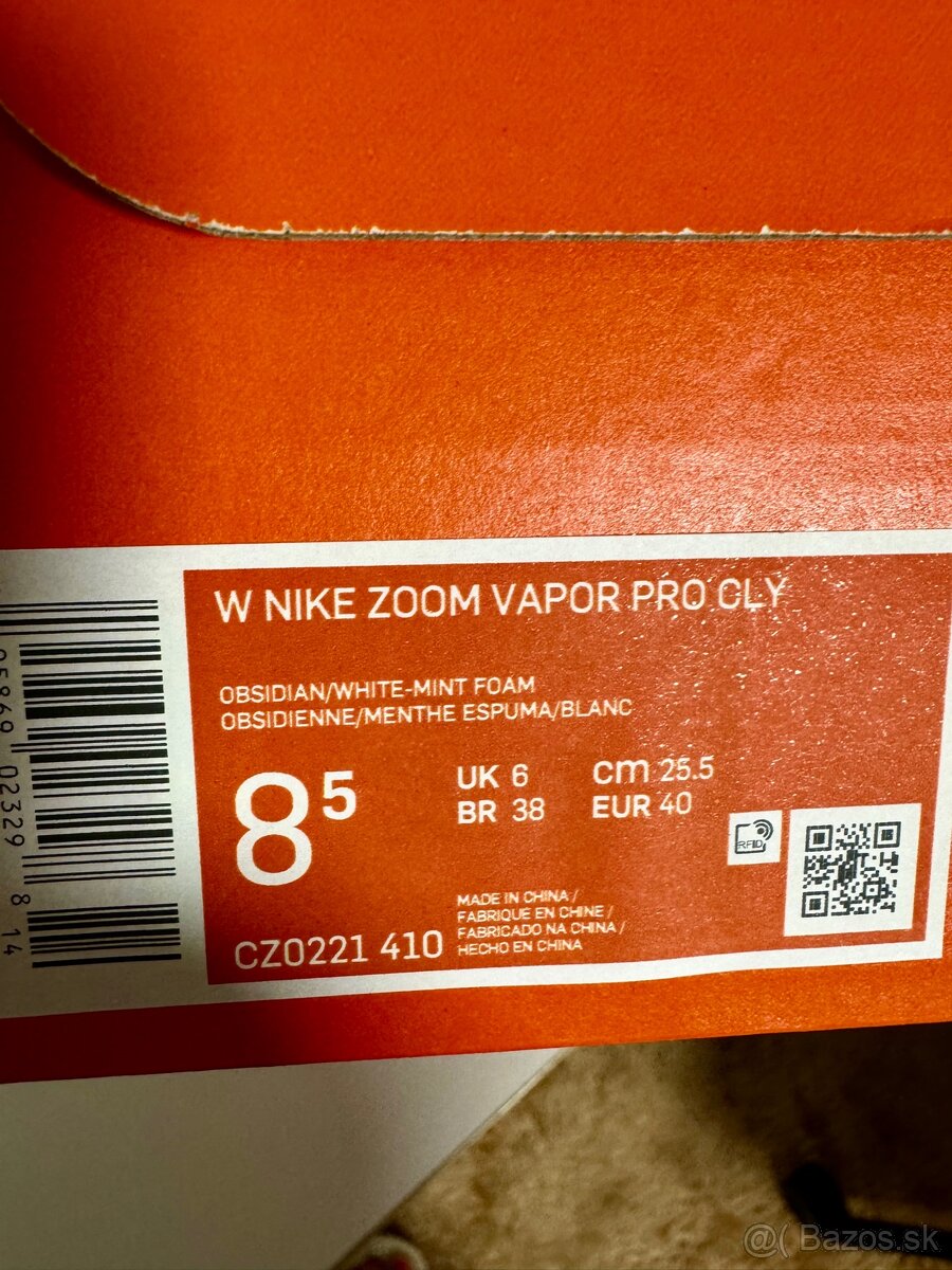 Nike zoom vapor clay damske