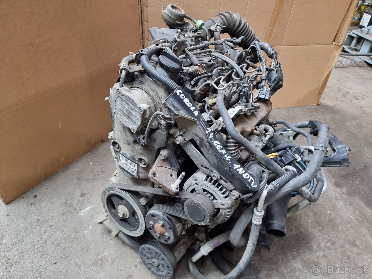 motor TOYOTA 1,4 diesel 66 KW