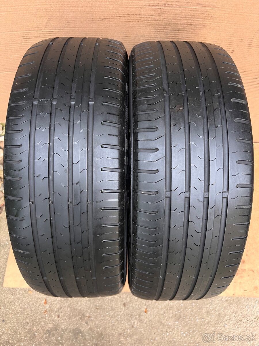 Letné pneumatiky 215/55 R17 94V Continental dva kusy