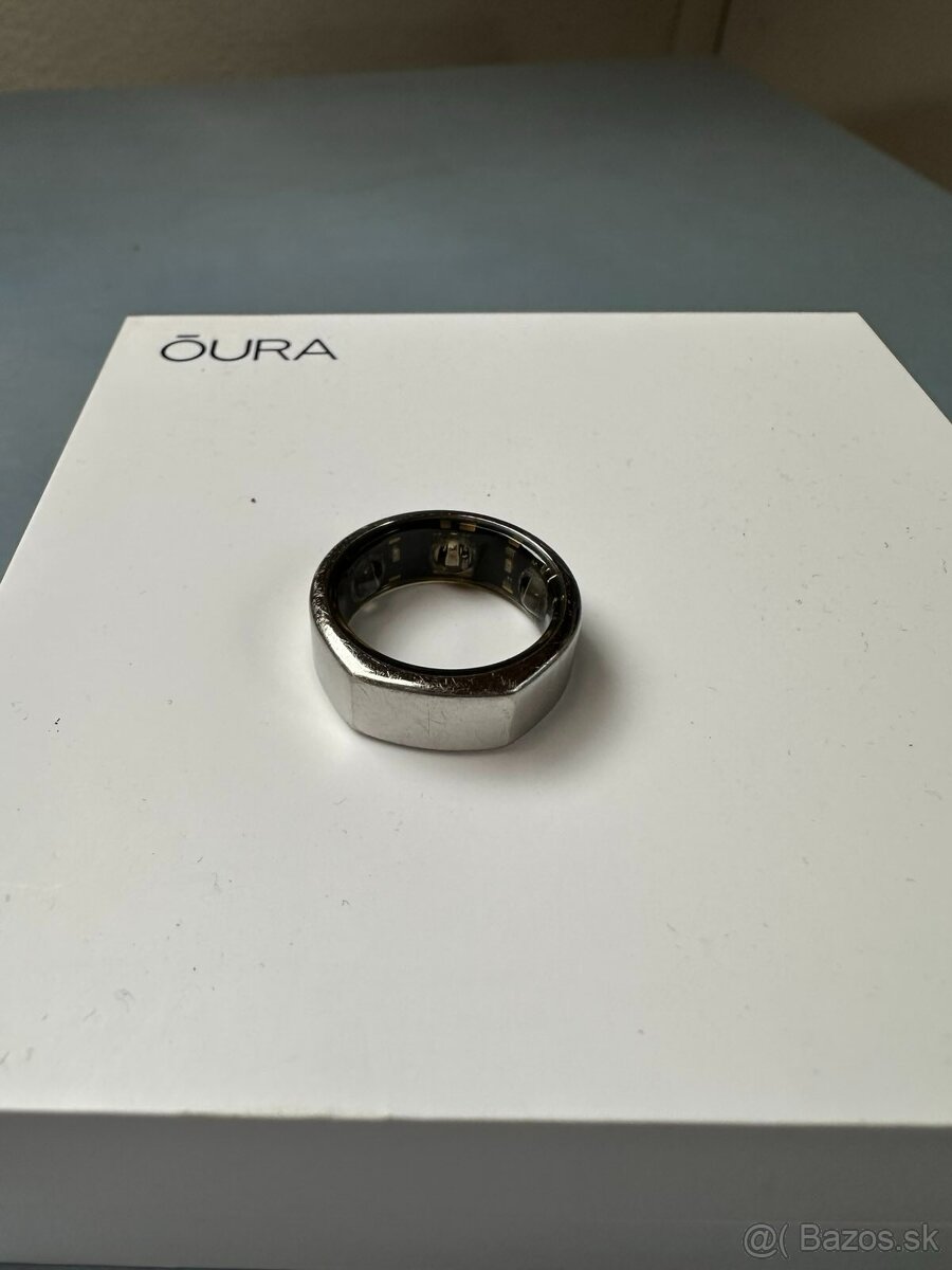 Predám Oura Ring Gen3 Heritage Silver, veľkosť US8