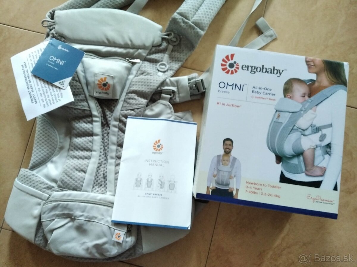 ergobaby nosič 360  omni breeze