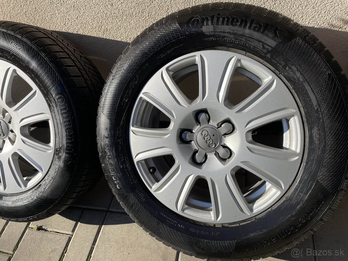 Orig.audi Alu Disky zimné  5x112 6,5jxR16 ET33 Audi  VW