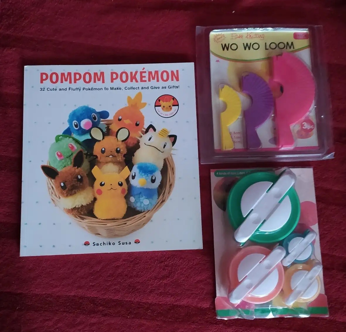 Kniha Pompom Pokémon + náčinie