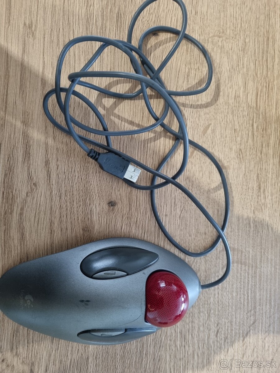 Marble trackball usb mouse