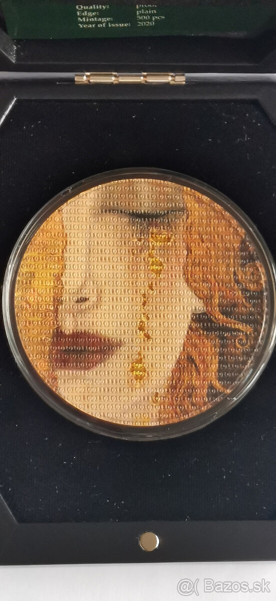 Stříbrná mince - GOLDEN TEARS Matrix Art 3 Oz Silver Coins