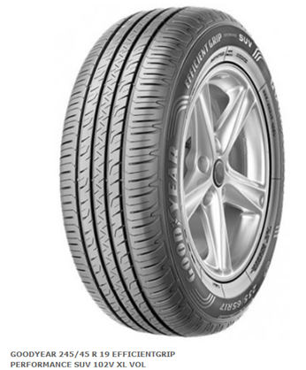 Nové nepoužité letné Goodyear 245/45 R19 na predaj