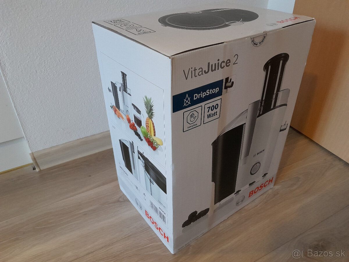 Nový odšťavňovač Bosch Vita Juice 2